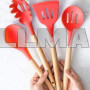 Набор кухонных принадлежностей 12 предметов Kitchen Set красный